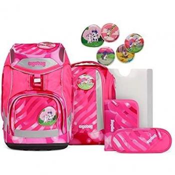 Ergobag pack Neo Edition, Schulrucksack-Set, 6-tlg. KuntBärbuntes Einhorn