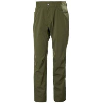 Helly Hansen Men’s Green Holmen 5‑Pocket Workwear Pants 32 L/W