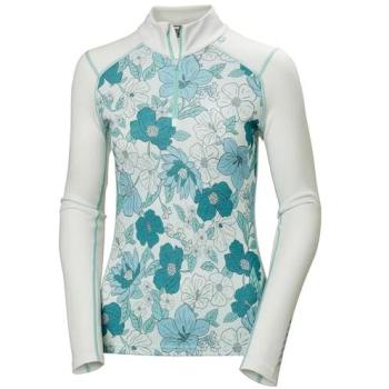 HellyHansenLifaMerinoMidweightHalfZipSweatshirtSeafoamFloralLWomen