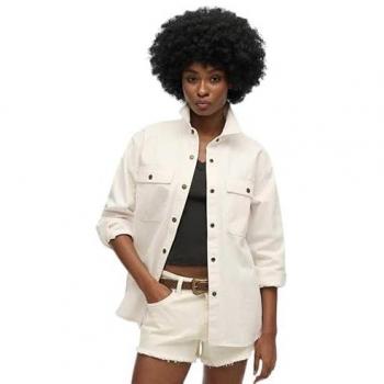 Superdry Camicia Overshirt Workwear Off White M (dup)