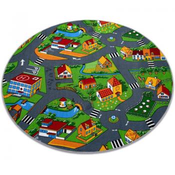 150 cm Round Multicolour Little Rug