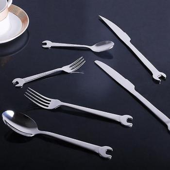 Fourchette et Cuillère Forme Clé 304