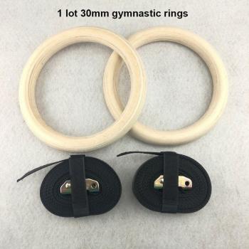 Anillos Deportivos HomeGym: Madera 28‑32 mm, Hebillas Ajustables