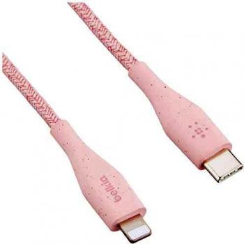 Câble de charge USB-C vers Lightning Belkin Boost 70 cm rose