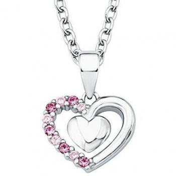 Collar de plata multicolor con circonitas Lily Princesa