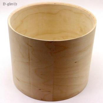 Tambor de abedul 8x7” 45° con soporte interno, 6mm