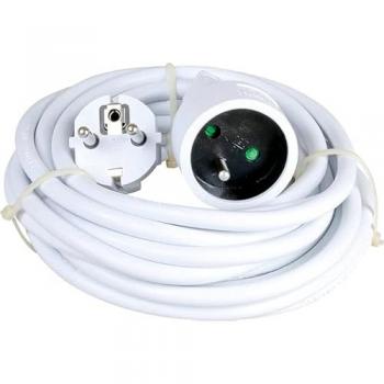 Rallonge électrique 10/16A 3x1.5 3m blanc