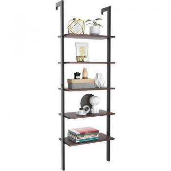 Libreria a 5 Livelli con Struttura Portante – Marrone