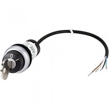 Eaton Commutateur à clé C22-WRS-MS1-K10-P62 186263 Noir 1 x 60 ° décrochage par Clef 1 pc