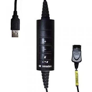 Imtradex AK-4 USB DEX-QD Kabel für Telefon-Headsets