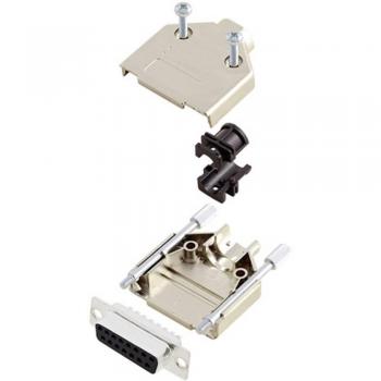 Amphenol 9-Pin D-Sub Receptacle 180° Solder Bucket