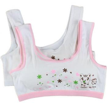 Soft Cotton Girls' Training Bra