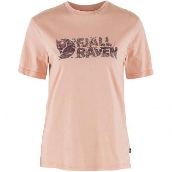 Fjällräven Rosa Damen T-Shirt Lush Logo