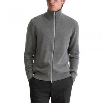 Marc O’Polo Herrenlangarm‑Cardigan XL – Unifarben Graphit
