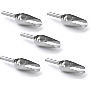 Edelstahl Mehl Scoop Set (5 Stück, 20 cm)