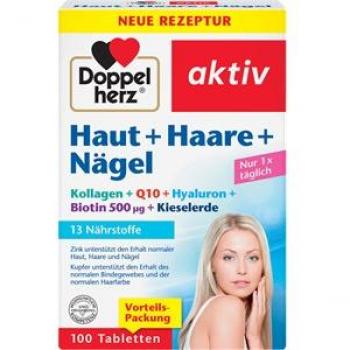 Doppelherz Haut + Haare + Nägel Kapseln 100 Stück