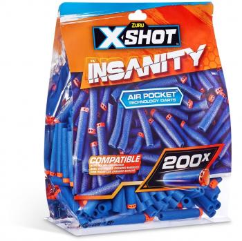 ZURU Wasserpistole XShot Insanity Nachfüllmenge 200 Darts