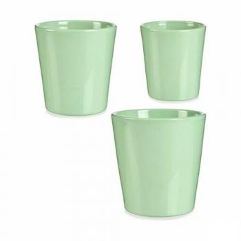 Ibergarden – Macetas de Arcilla Verde, 6 unidades