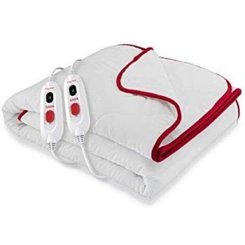 Daga Flexy-Heat CMN Comfort Calentador de cama eléctrico 120 W Rojo, Blanco Tela