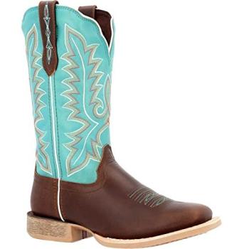 Durango Rebel Pro Women’s Western Boot – Brown/Arctic Blue – Leather – Size 6.5