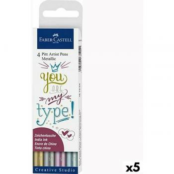 Pitt Artist Metallic Markers (Set of 5)