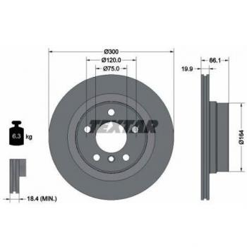 Textar Bremsscheiben hinten für BMW 4er