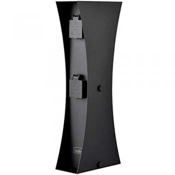 Columna de enchufe exterior Ledino D4, negra