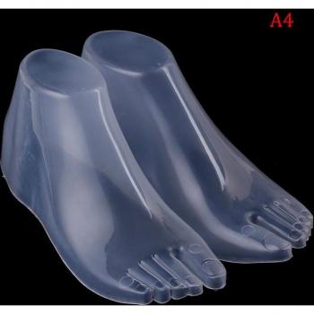 1 Pair Female Feet Display Model for Socks and Thong Sandals