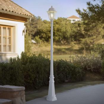 Edana 211 cm Luminaire Extérieur Lindby Blanc Métal
