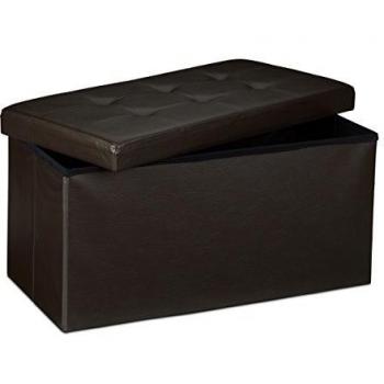 Puff Convertible con Almacén Relaxdays 300kg