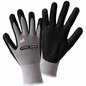 Worky L+D NITRIL GRID 1167-10 Nylon Arbeitshandschuh Größe 10, XL