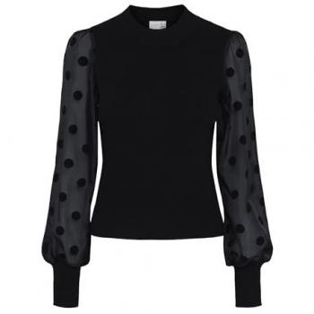 Sudadera Negra YAS DotMe