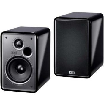 Heco Music Colors 100, Regallautsprecher, Schwarz (1 Paar)