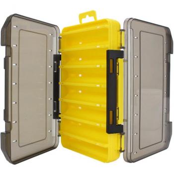 Fishing Tackle Box Double Sided with 12/14 Compartments
