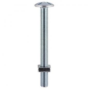 Pack of 100 M6 Roofing Bolts and Nuts 40mm