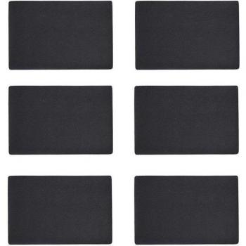 Zeller Present Essunterlage, (Set, 6 St.), Kunstleder, metallic