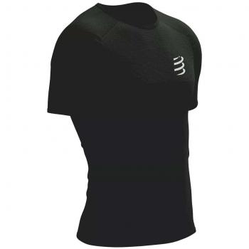 Compressport Herren Performance Shirt kurzärmt – Schwarz