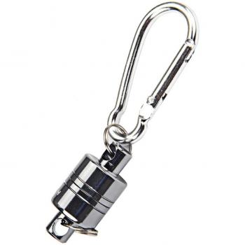 Fishing and Climbing Magnetic Carabiner with Release Lanyard