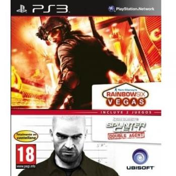 Ubisoft Splinter Cell Doble Agente + Rainbow Six Vegas PS3