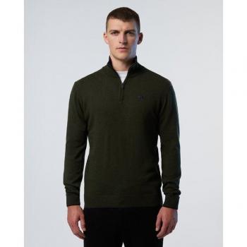 North Sails Maglione Uomo Mezza Zip Forest Green XXL