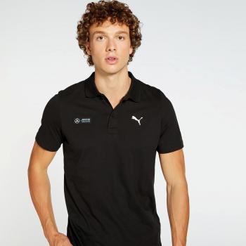 Polo Nero L Uomo Puma Mercedes F1