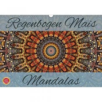 Regenbogen Mais Mandalas