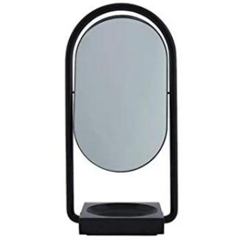AYTM Angui 35 cm Height Black Mirror with Marble Stand