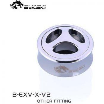 Bykski Tapón de Agua con Válvula Trébol