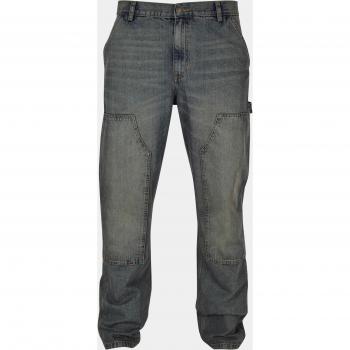 Urban Classics Men's Grey Double Knee Jeans