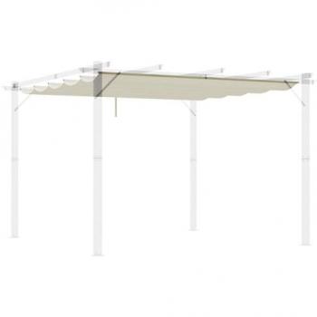 Outsunny 3m x 3m Cream Shade Cover for Pergola