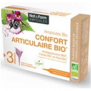 Nat&Form Ampoules Confort Articulaire Bio 20 ampoules