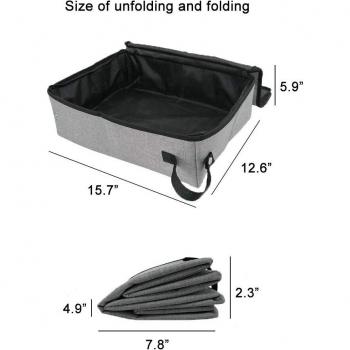 Folding Cat Litter Box for Outdoor Use