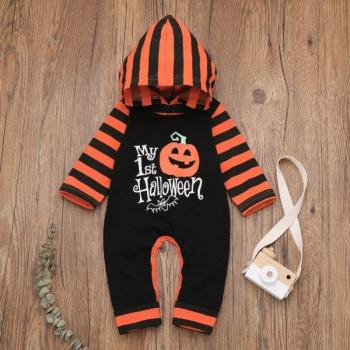 Conjunto de Halloween para bebés con capucha