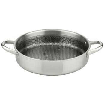 Elo Servierpfanne RELIEF, Ø 28 cm, Antihaftbeschichtung, Edelstahl 18/10